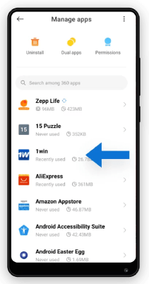 manage apps