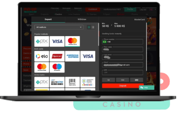 deposit at pinup